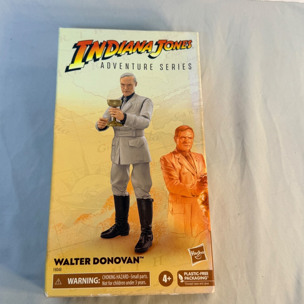 Hasbro Indiana Jones Adventure Series Walter Donovan Action Figure F6049 NEW